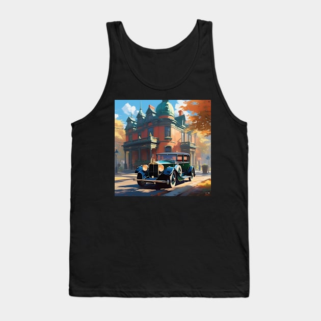 Victorian Vintage Luxury Car Tank Top by Spaceboyishere